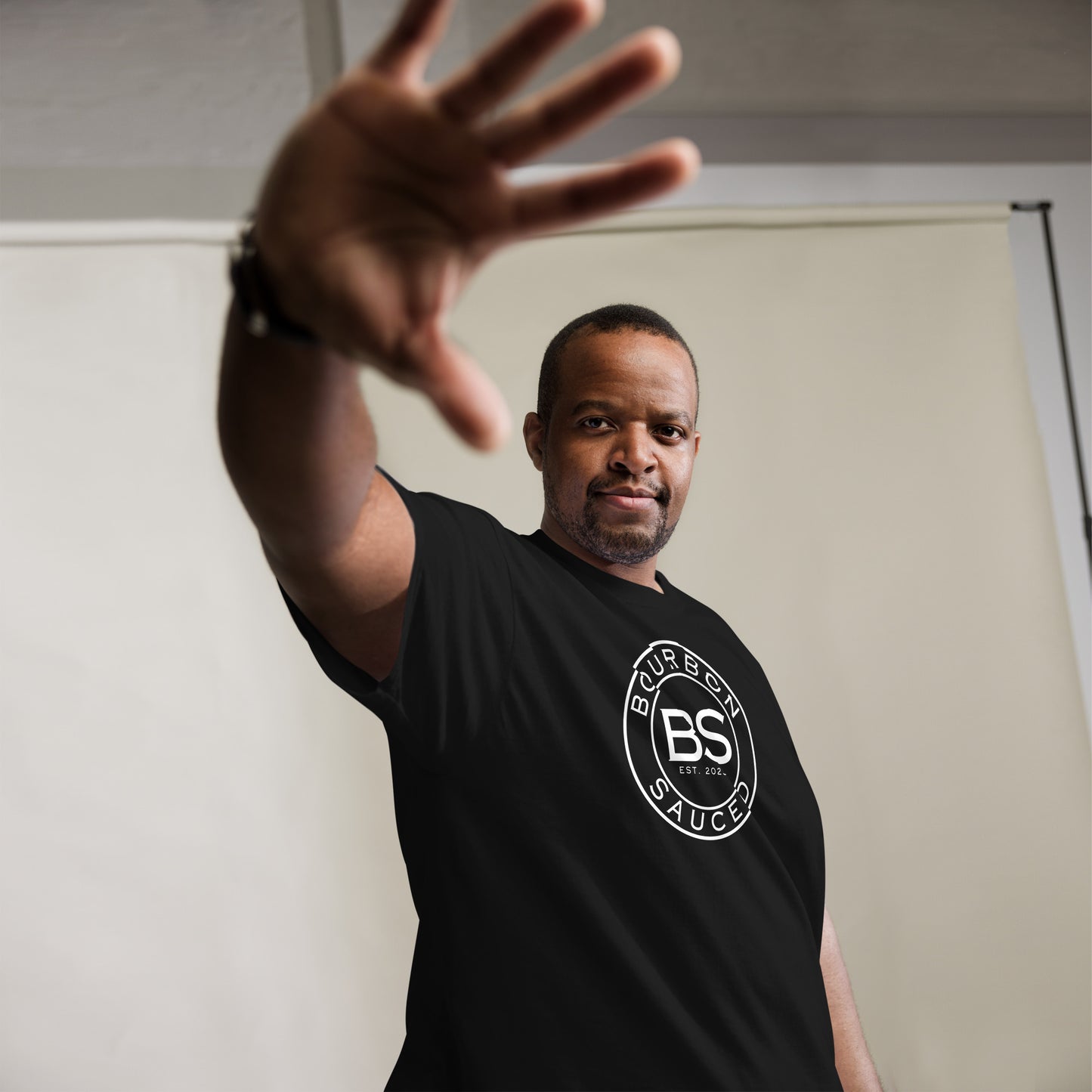 Bourbon Sauced Logo Patriot T-shirt