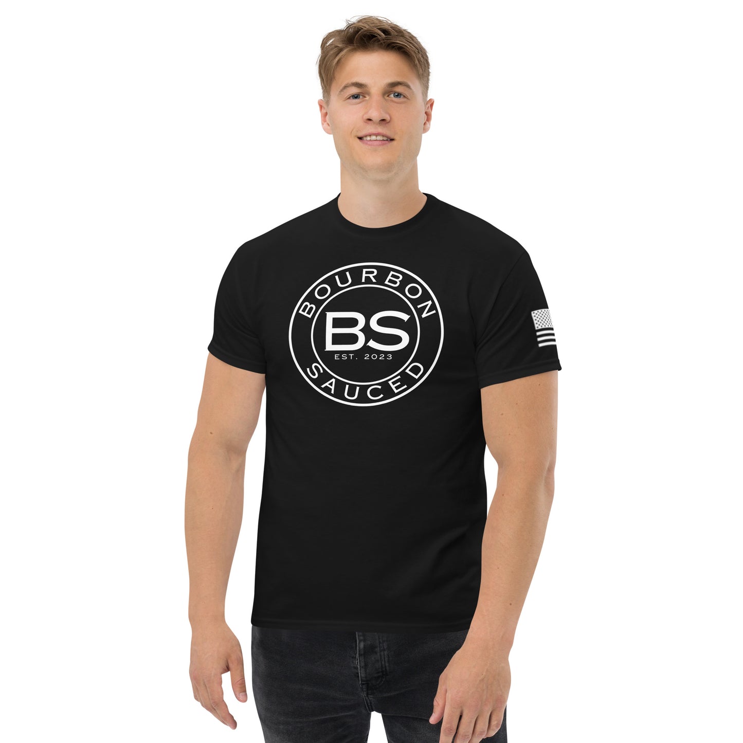 Bourbon Sauced Logo Patriot T-shirt