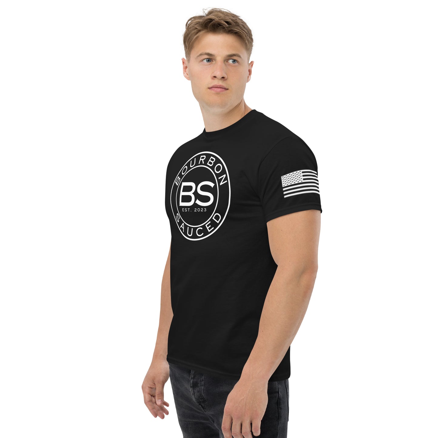 Bourbon Sauced Logo Patriot T-shirt