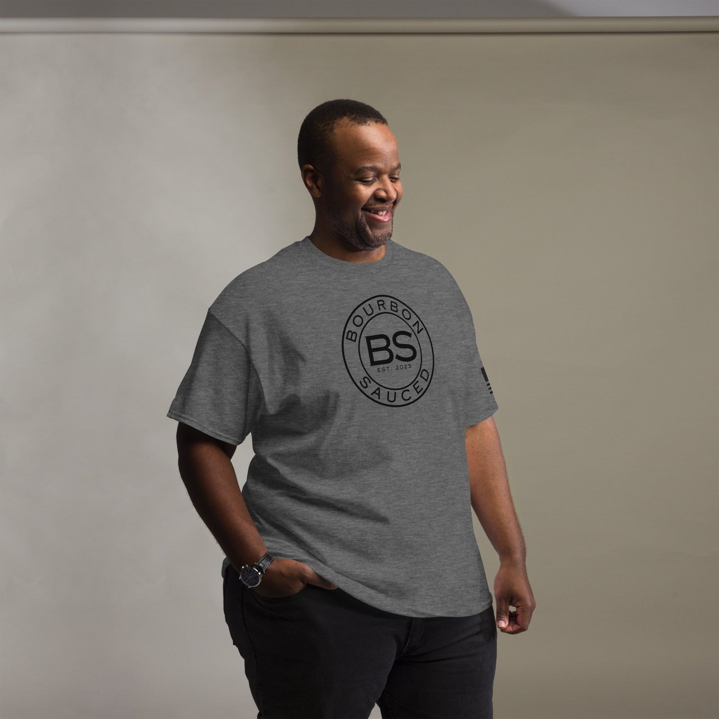 Bourbon Sauced Logo Patriot T-shirt