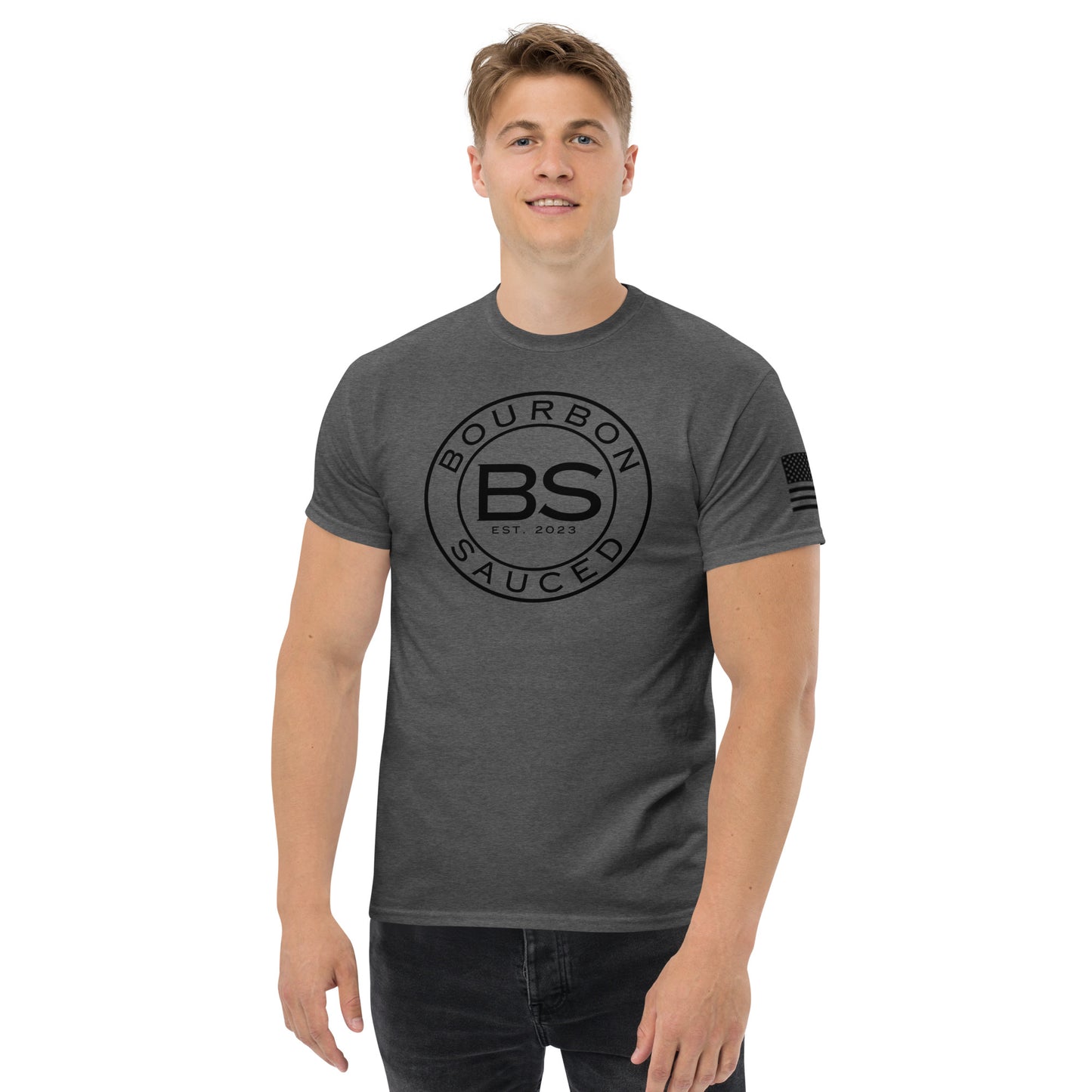 Bourbon Sauced Logo Patriot T-shirt
