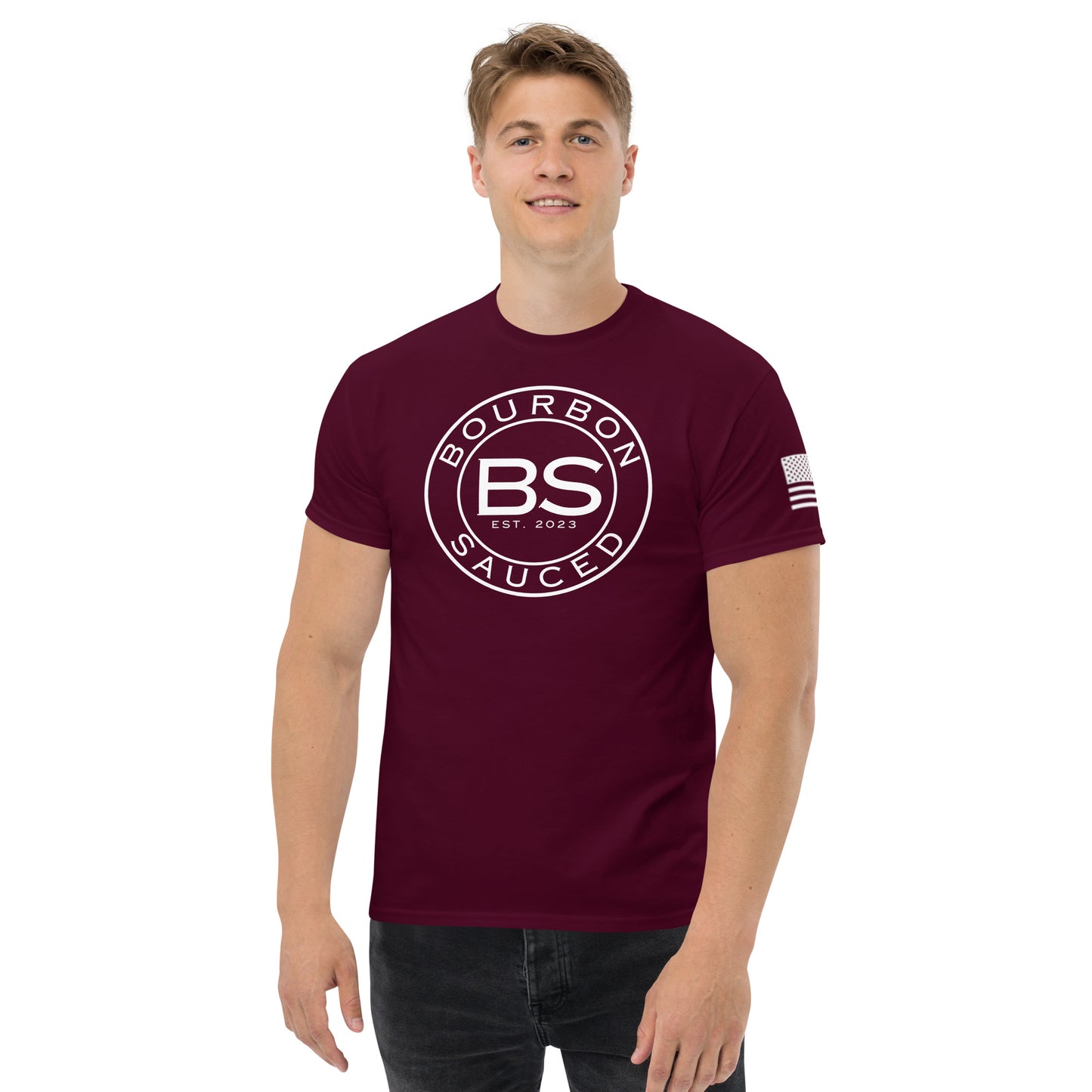 Bourbon Sauced Logo Patriot T-shirt