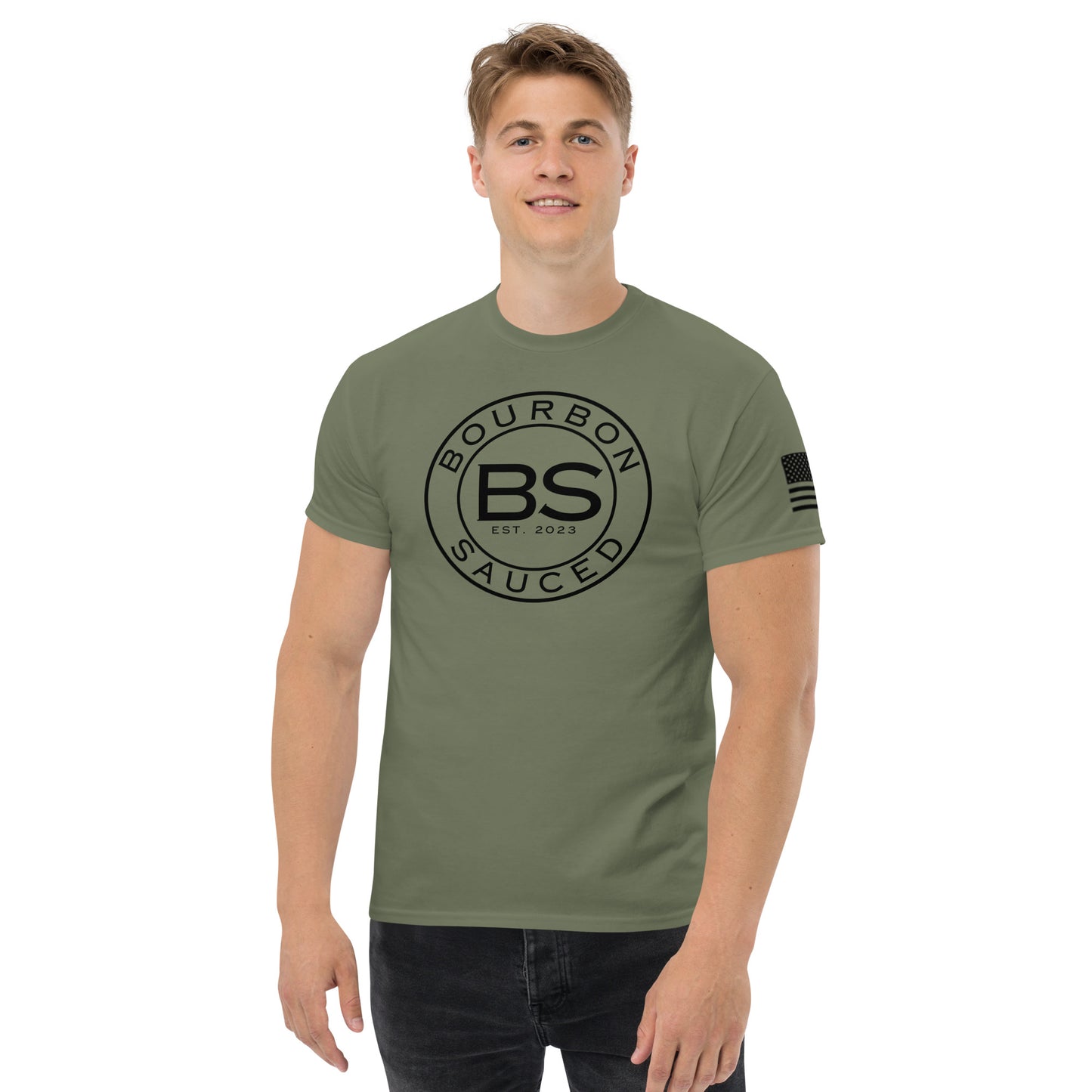 Bourbon Sauced Logo Patriot T-shirt