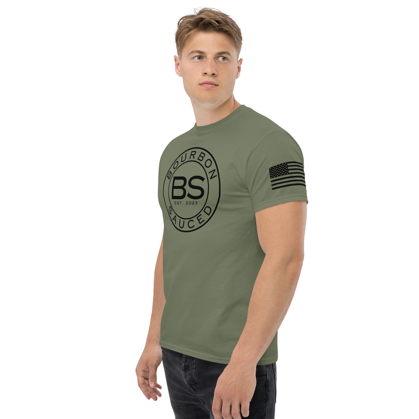 Bourbon Sauced Logo Patriot T-shirt