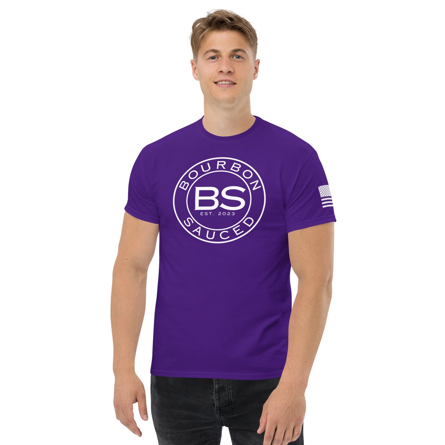 Bourbon Sauced Logo Patriot T-shirt