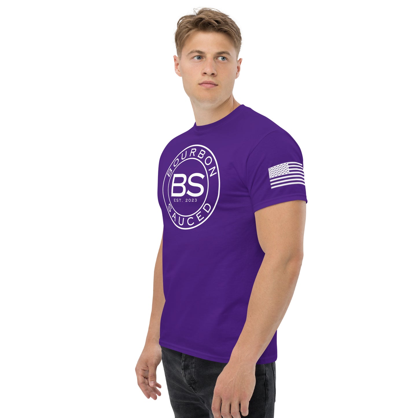 Bourbon Sauced Logo Patriot T-shirt