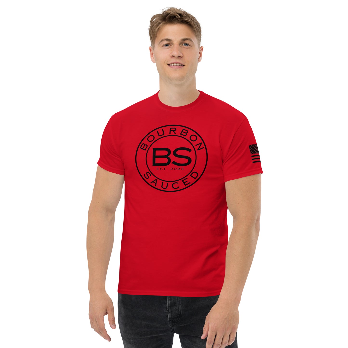 Bourbon Sauced Logo Patriot T-shirt