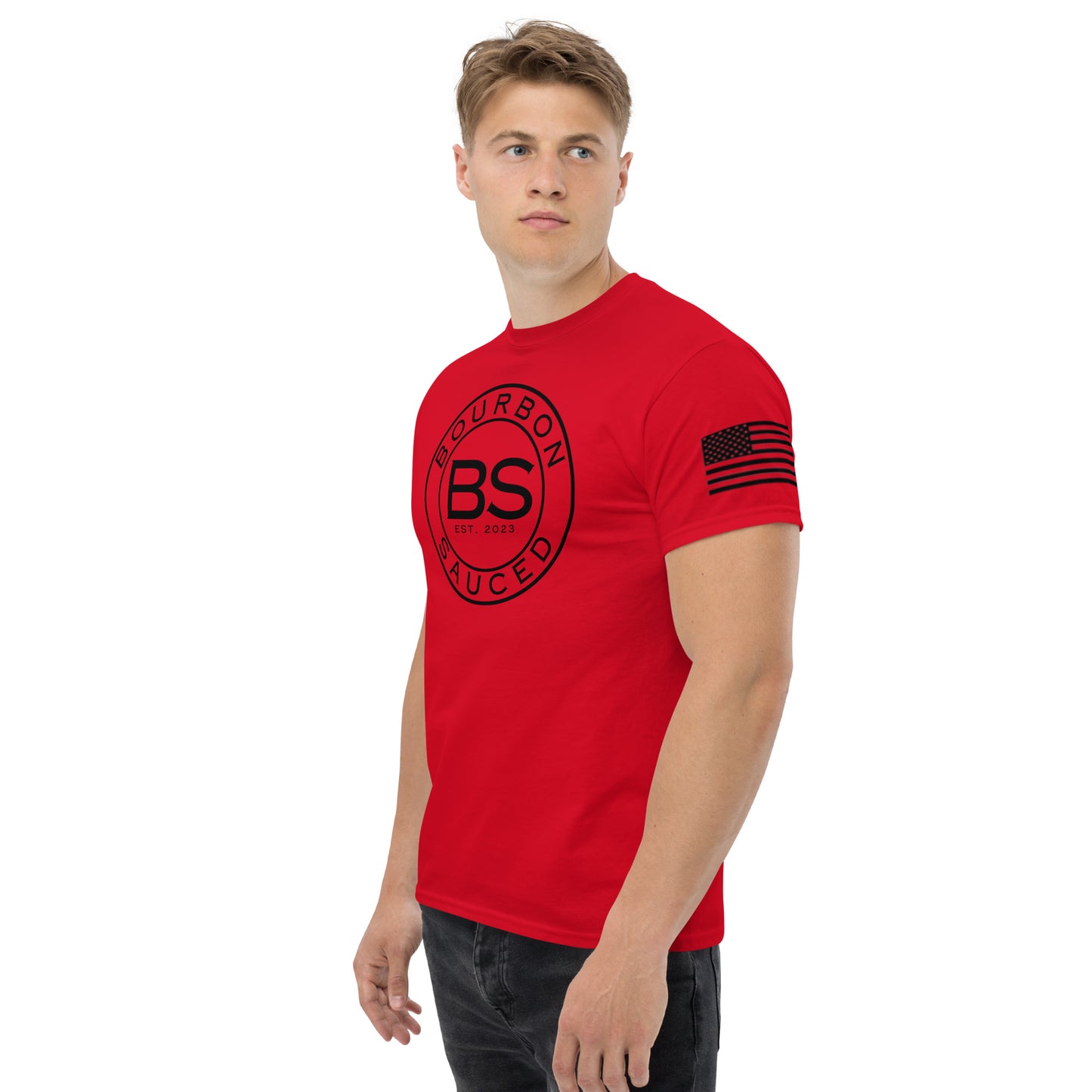 Bourbon Sauced Logo Patriot T-shirt
