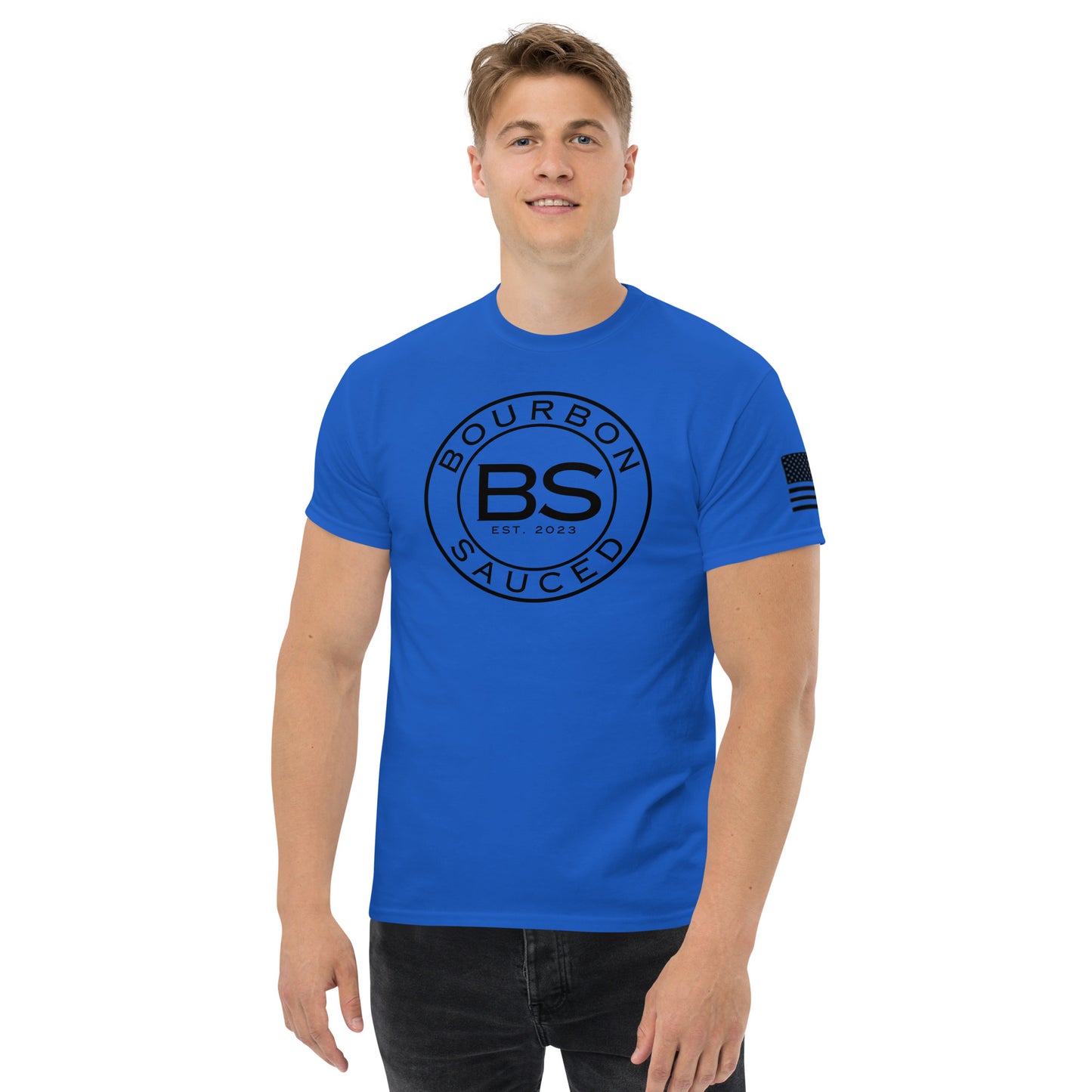 Bourbon Sauced Logo Patriot T-shirt