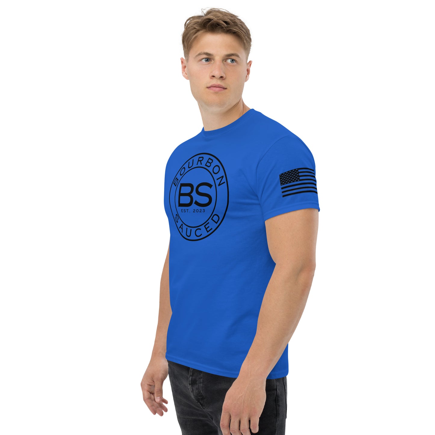 Bourbon Sauced Logo Patriot T-shirt