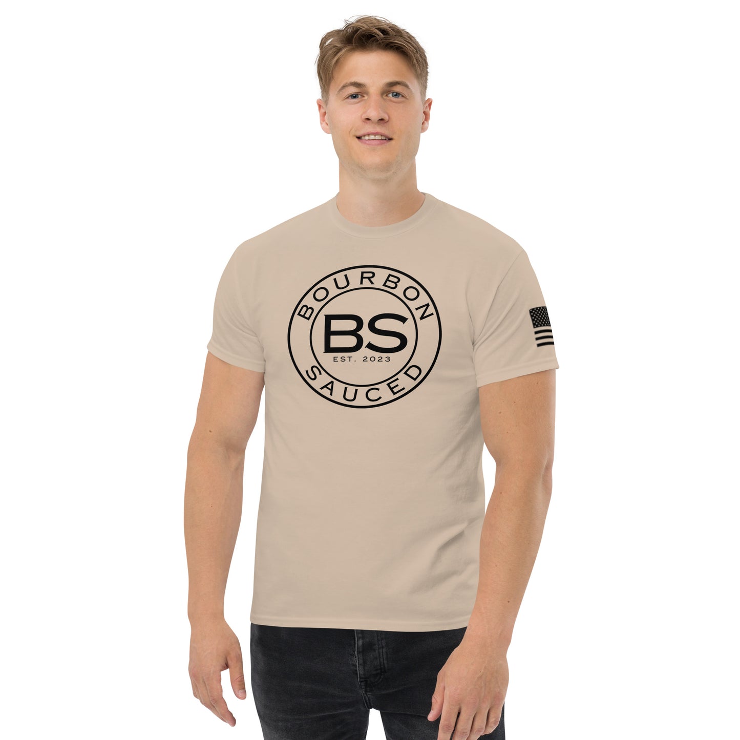 Bourbon Sauced Logo Patriot T-shirt