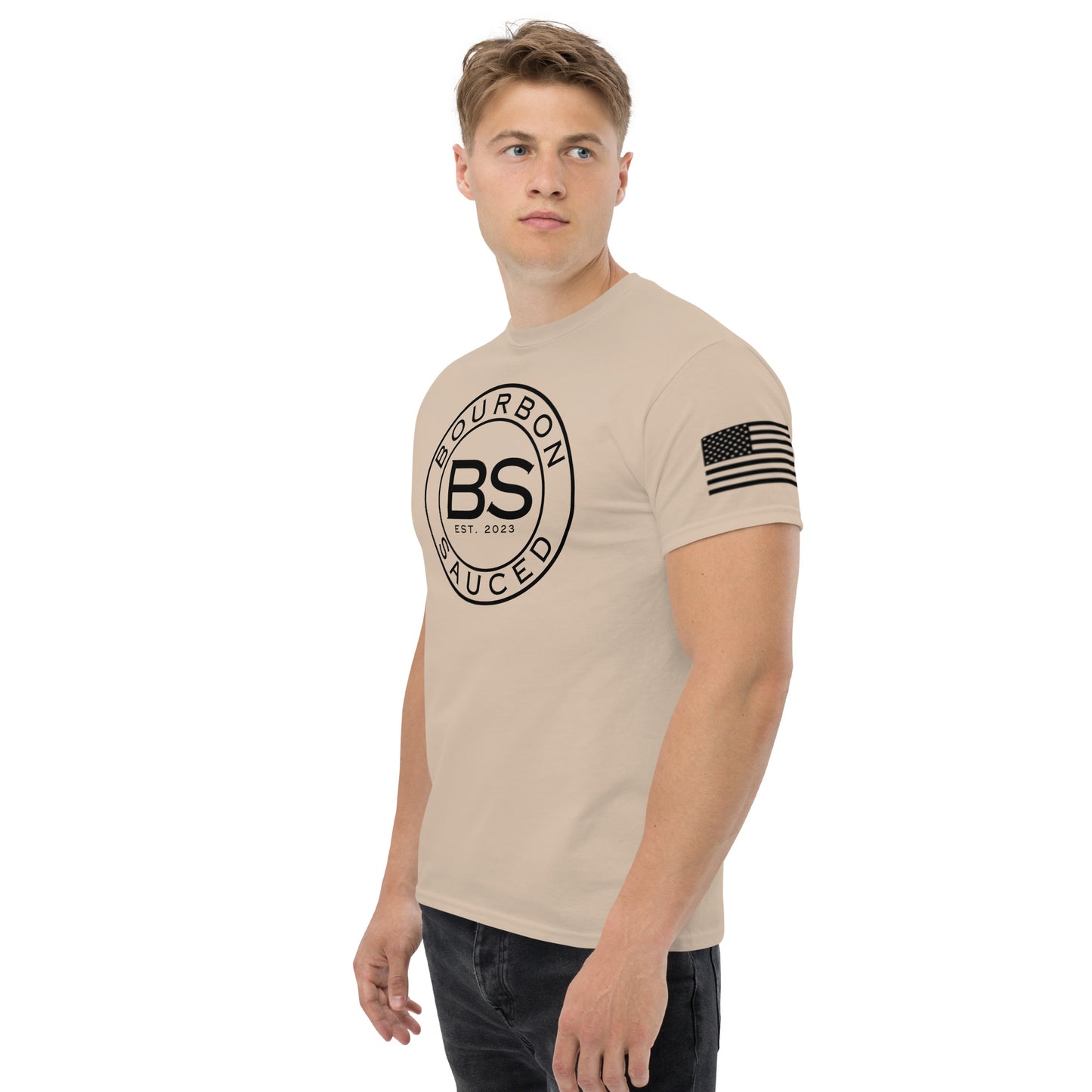 Bourbon Sauced Logo Patriot T-shirt