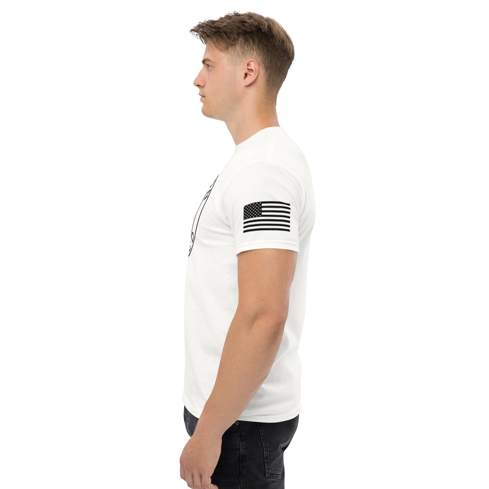 Pistol Boutique T-shirt da uomo bianca standard fit girocollo teschi Pistol Boutique T-shirt da uomo bianca standard fit girocollo teschi